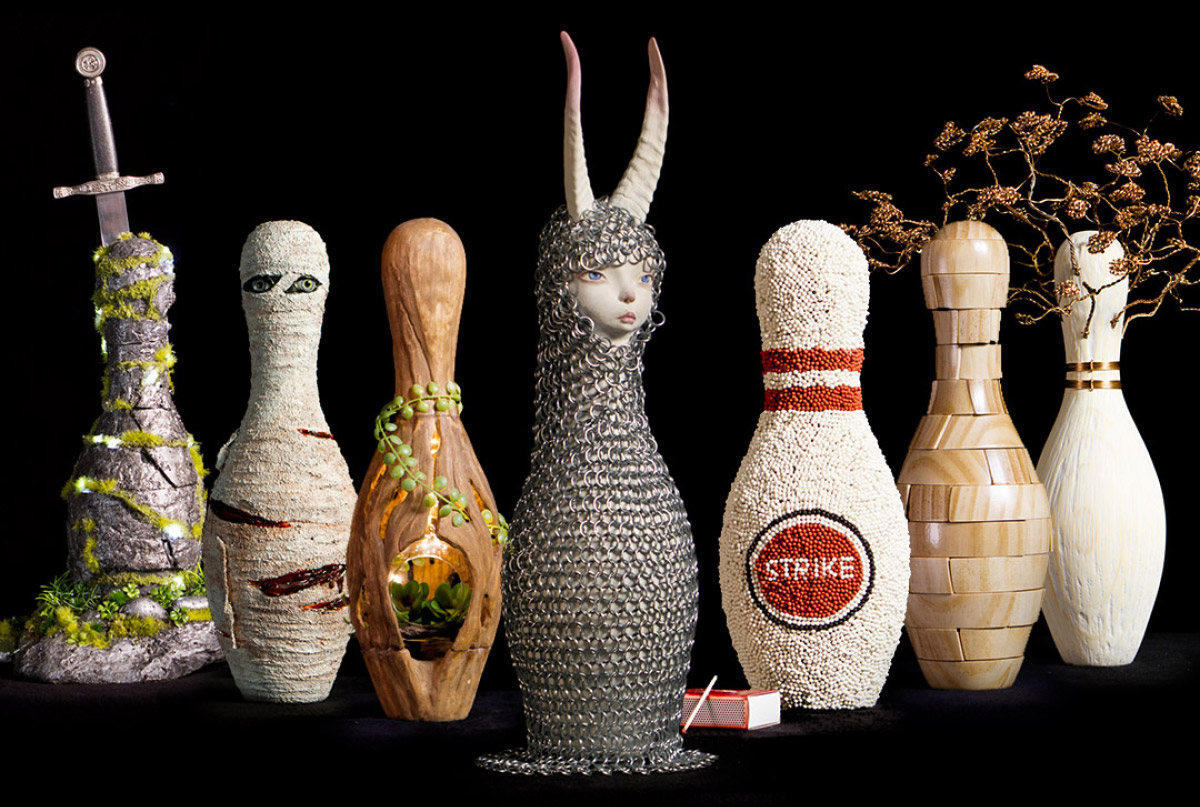 Cutting Edge brings back CEX bowling pin art challenge and auction for Brisbane advertising industry to raise money for Youngcare