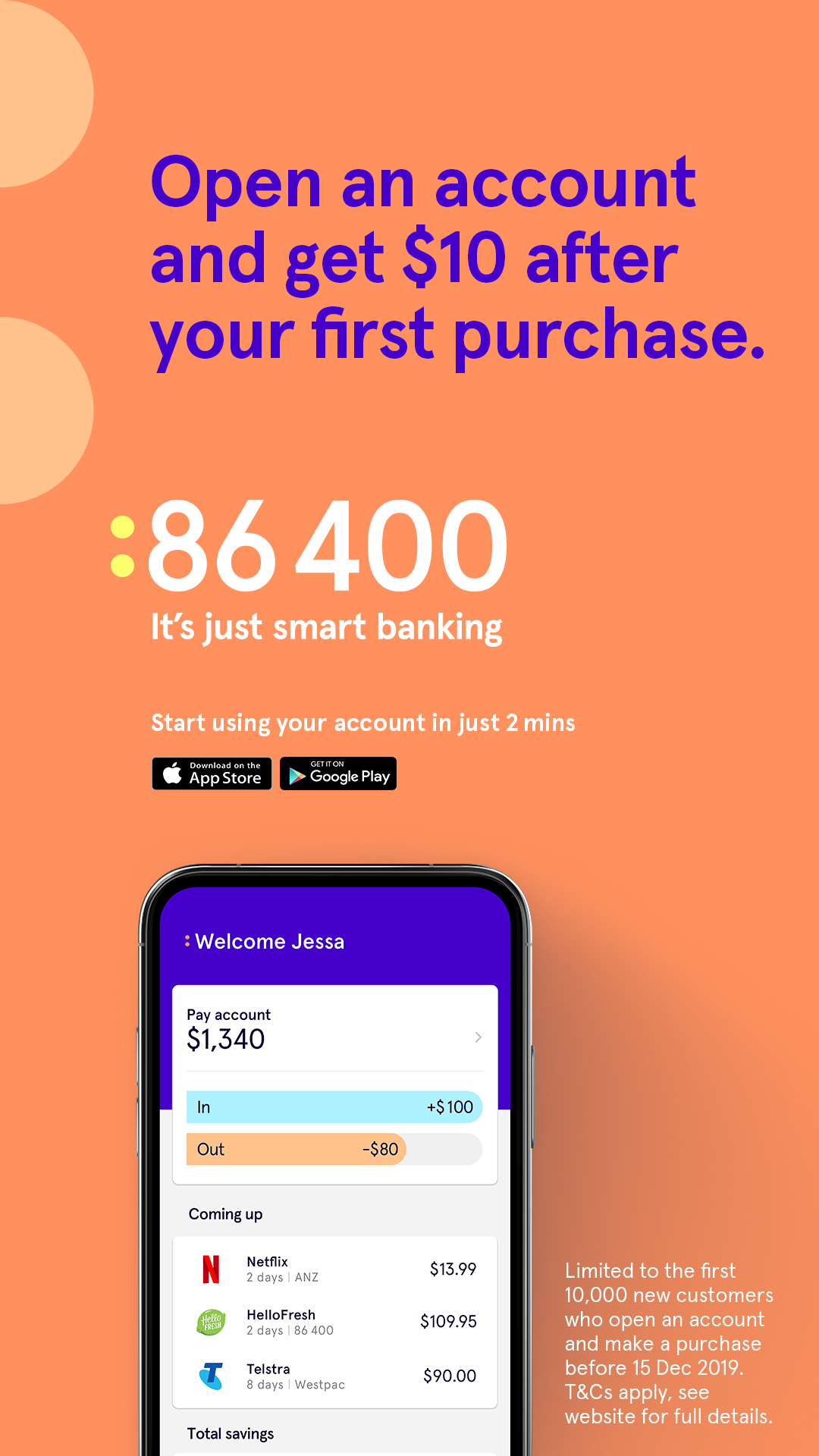 Australian smart bank 86 400 launches new ‘It’s Just Smart Banking’ brand campaign via Bashful