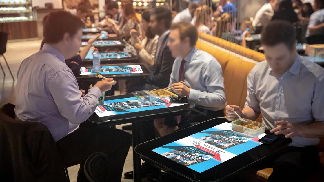 Innovative EAT Tables at Sydney Airport create highly immersive experience for customers of all ages