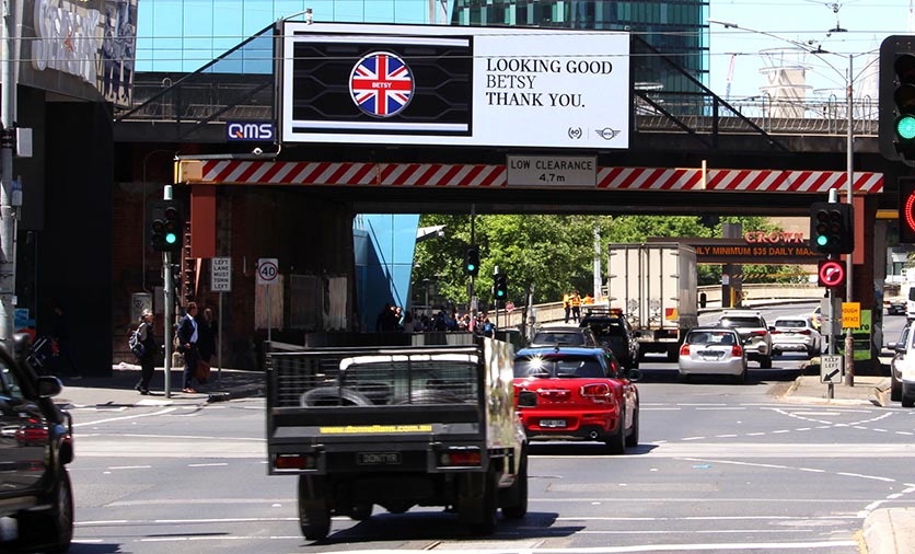 MINI Australia turns 60 in style with bespoke OOH campaign via Dentsu Aegis Network Utilising number plate recognition technology