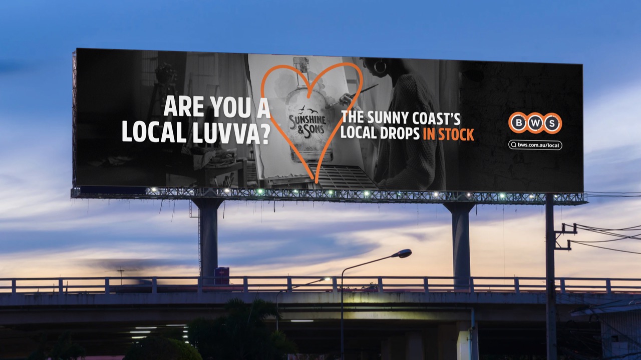 ‘Local luvvas’ shine a light on BWS local brands in latest campaign via Paper Moose