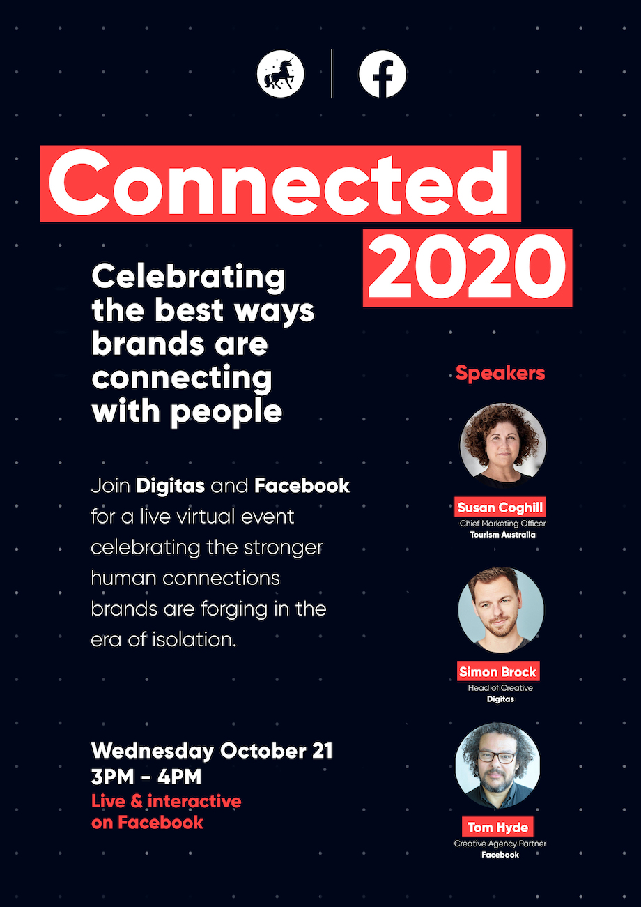 Digitas Australia to host Connected 2020 on Wednesday October 21 at 3pm