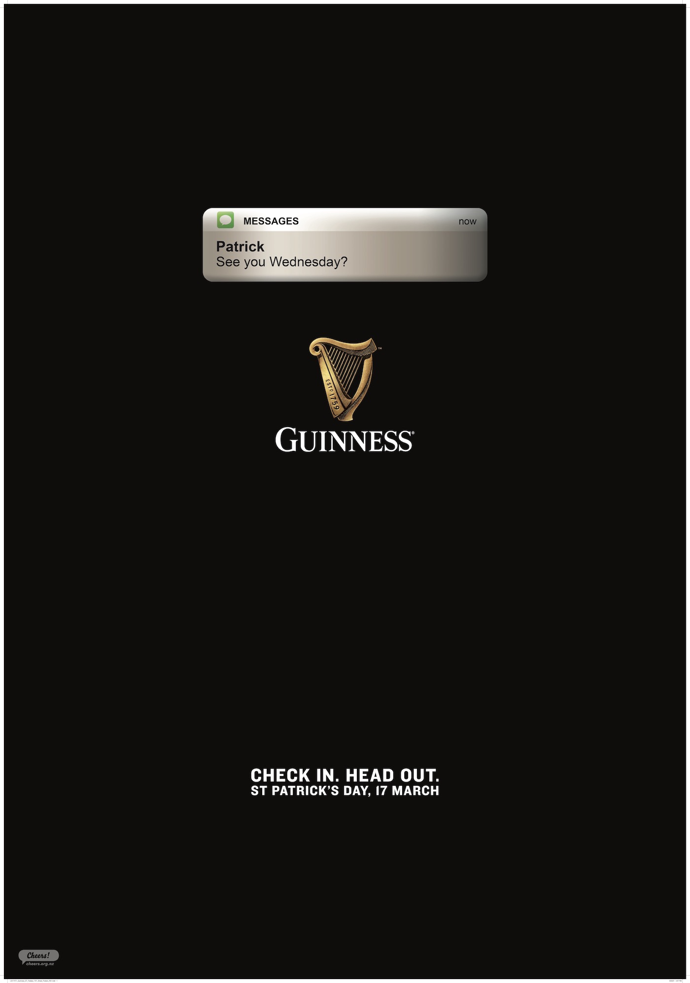 Guinness urges Kiwis to celebrate St Paddy’s Day responsibly in new work via Special Group NZ