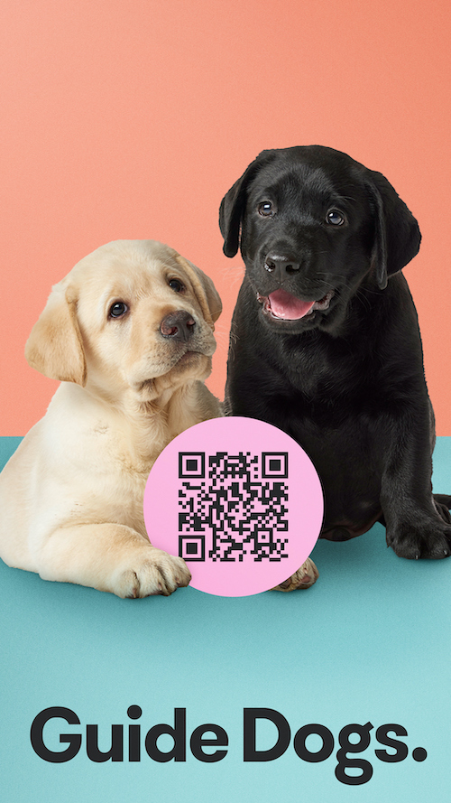 Guide Dogs Australia launches CuteR Codes to collect tax-time donations via The Royals