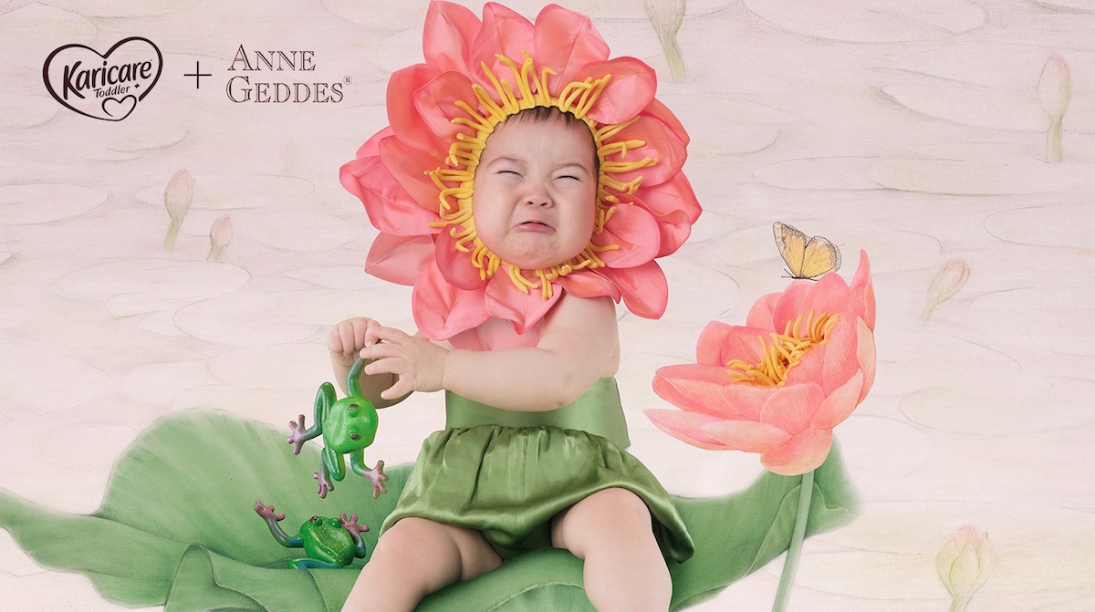 Karicare Toddler partners with Anne Geddes to fight the idea that parenting should look picture-perfect in new campaign via CHEP Network