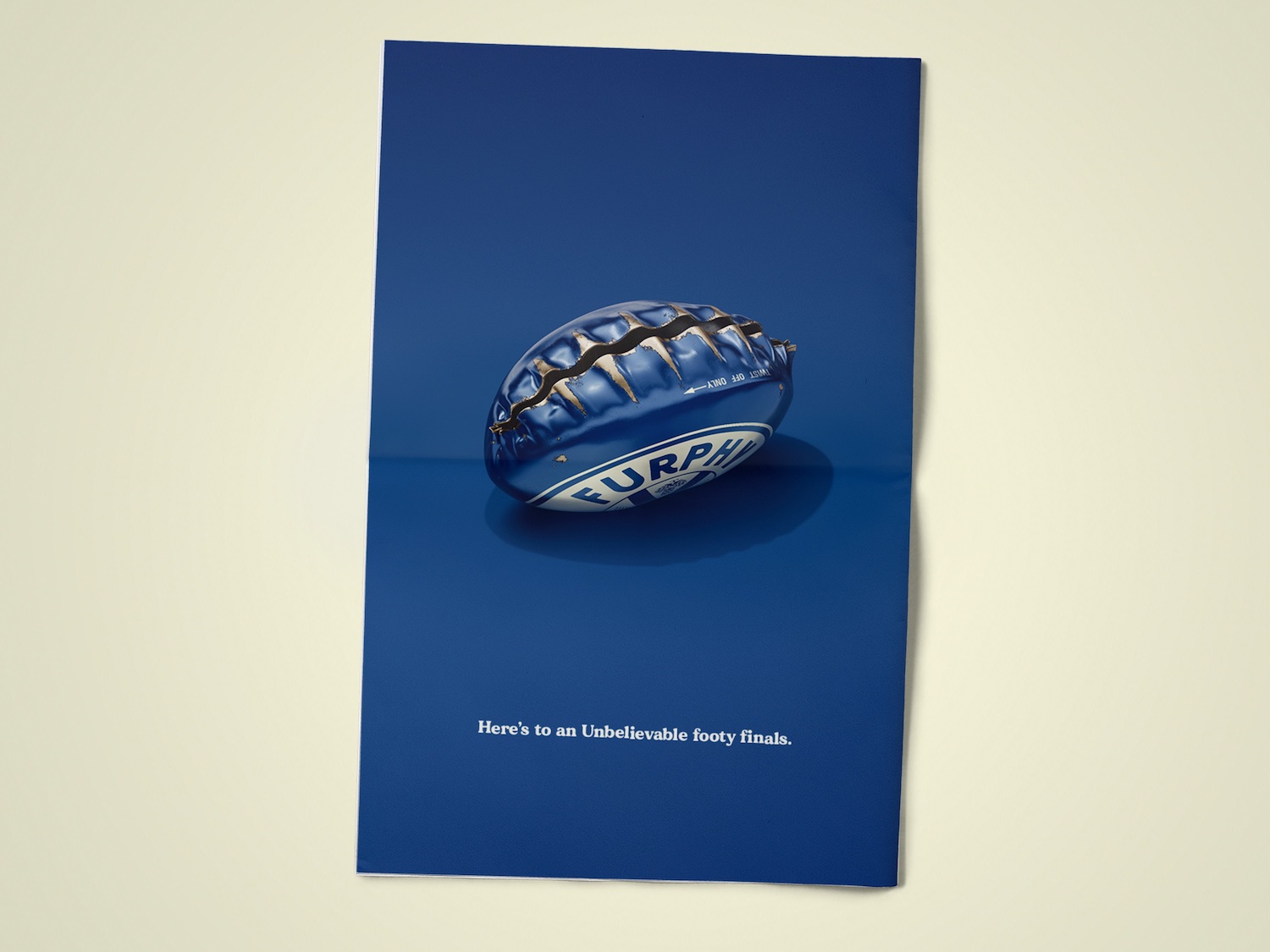 Furphy anticipates an unbelievable AFL Grand Final in latest brand work via Thinkerbell