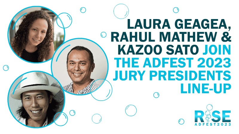 Laura Geagea, Rahul Mathew and Kazoo Sato join the ADFEST 2023 jury presidents line-up