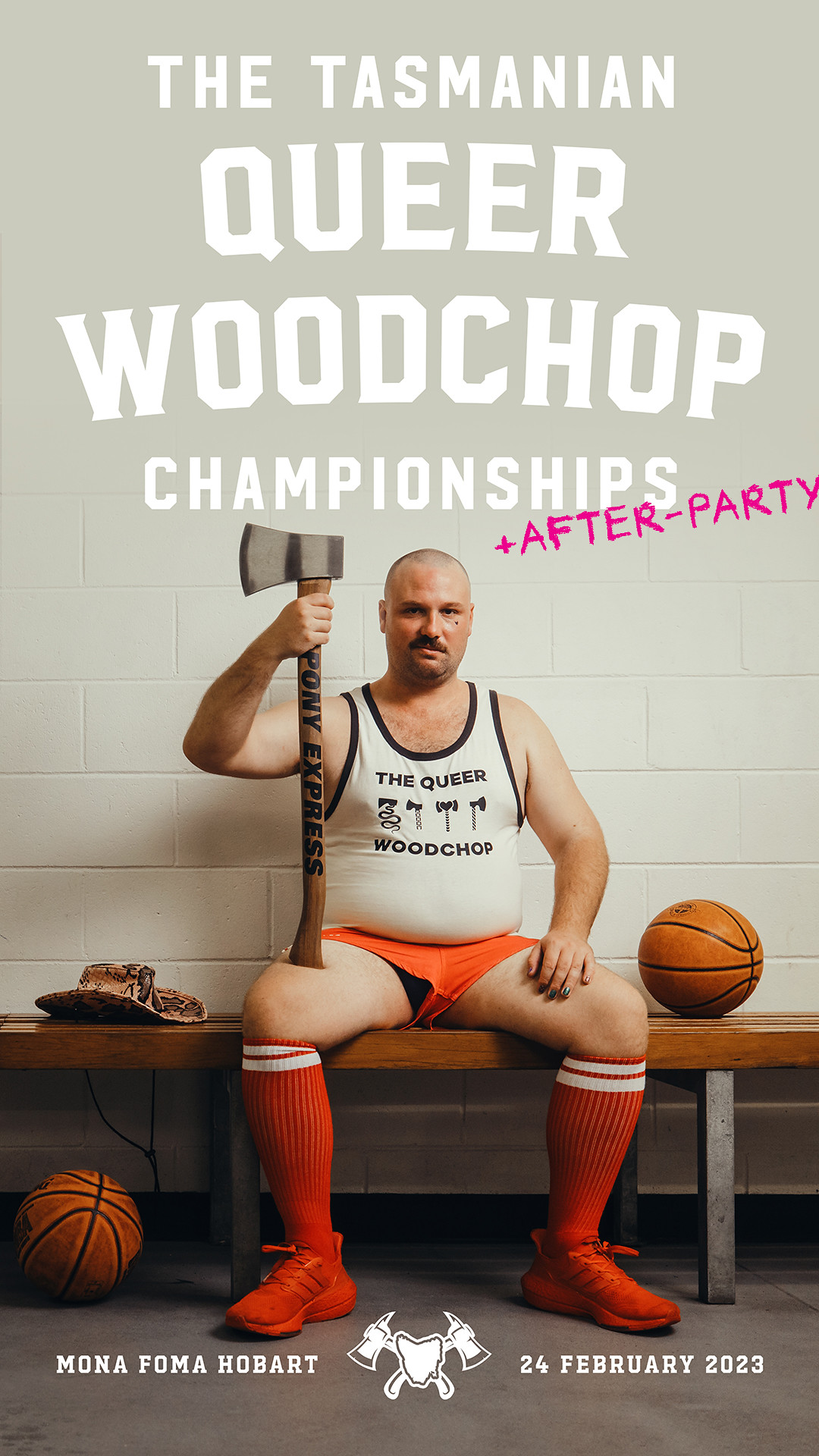 Tassie let’s party: Mona launches The Tasmanian Queer Woodchop Championships via Glue Society