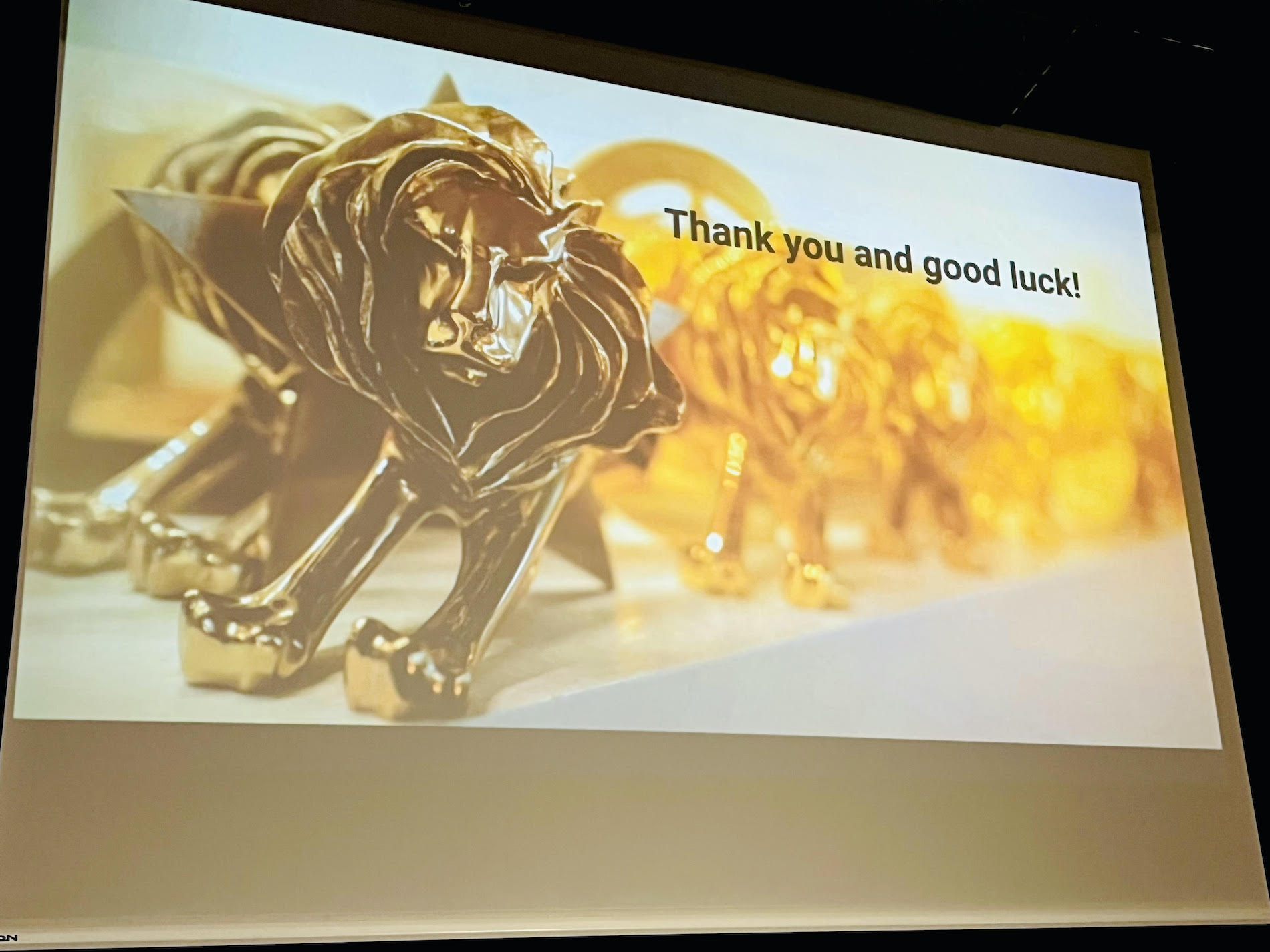 Cam Blackley: Audio Lions 2024 for the win? Sounds like a plan