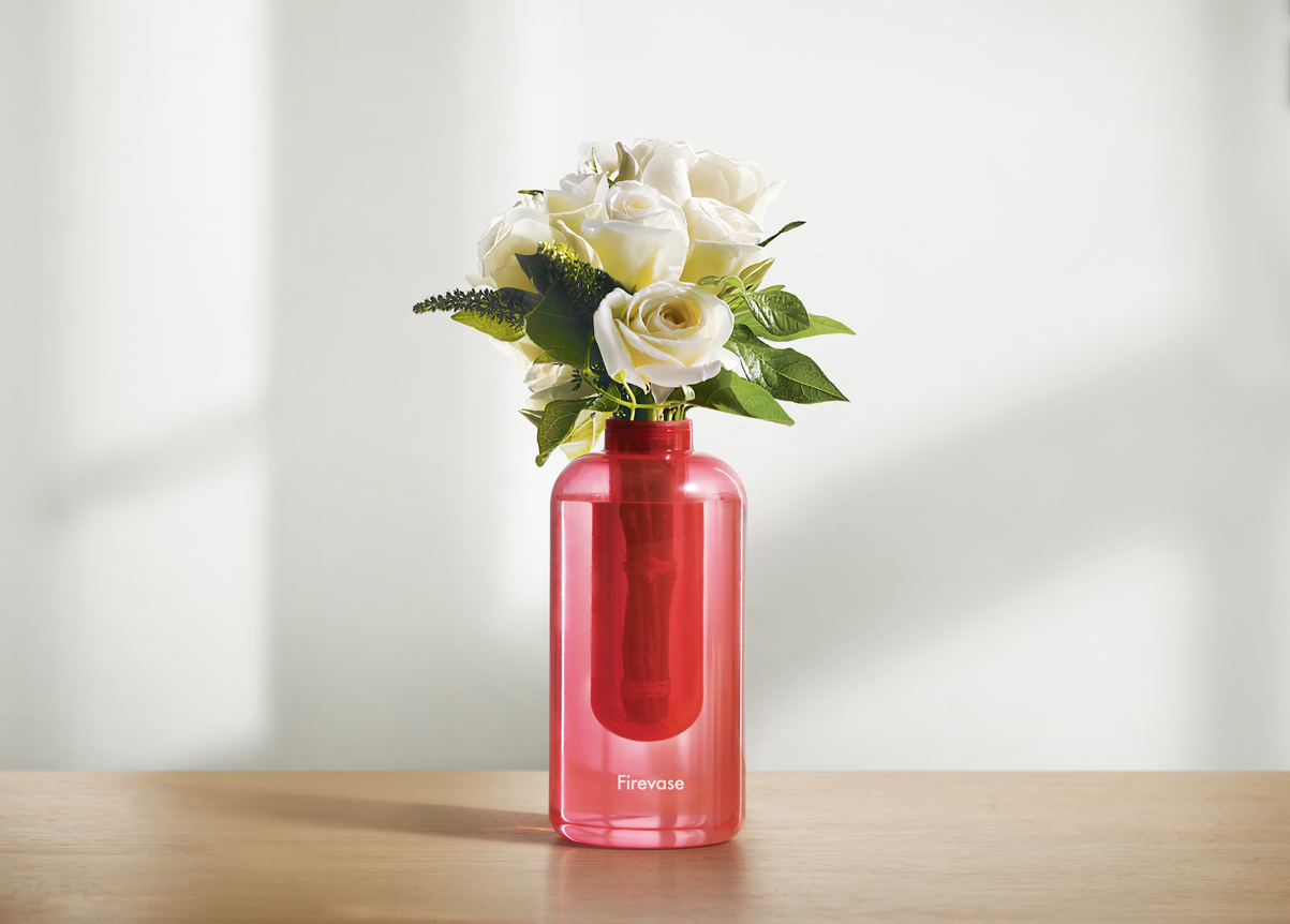 Cheil Korea creates a flower vase that extinguishes fires to raise awareness keeping a fire extinguisher at home – Brief Asia