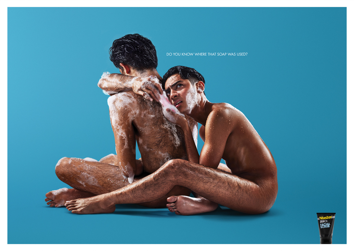 Seen+Noted: Master Facial Scrub asks “Do you know where that soap was used?” via new Ogilvy Philippines print campaign