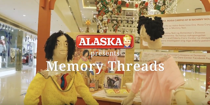 Alaska Milk Corporation and MullenLowe Philippines create knitted sculptures that mimic the effects of Dementia