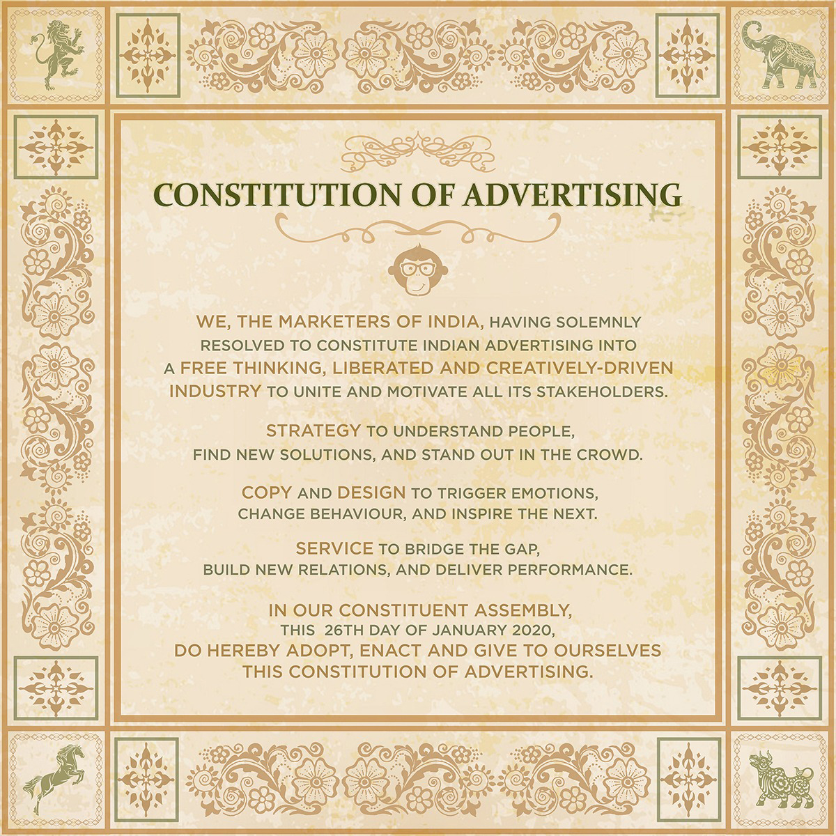 Chimp&z Inc India Unveils The Constitution of Advertising