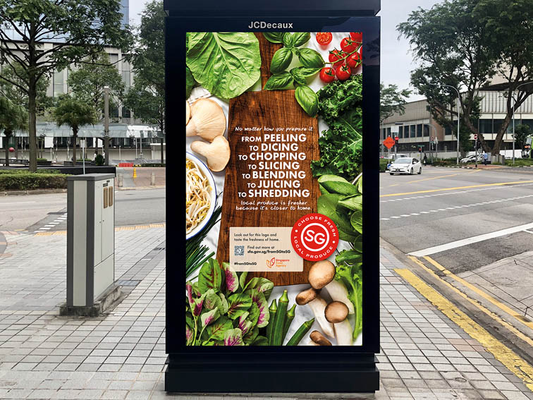 Grey Group Singapore launches new campaign for the Singapore Food Agency which coincides with the agency’s new Sustainability Practice