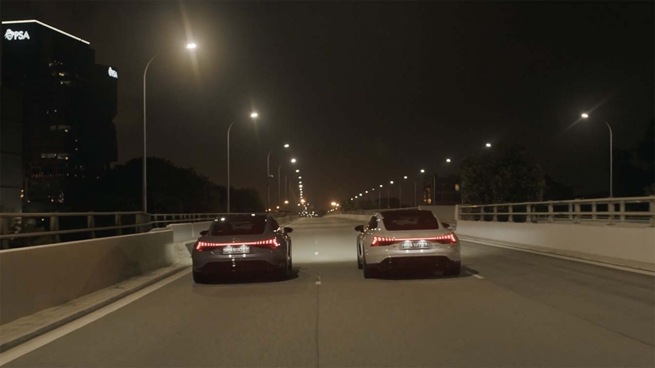 BBDO and electriclimefilms collaborate with Audi to launch the new e-tron GT in Singapore