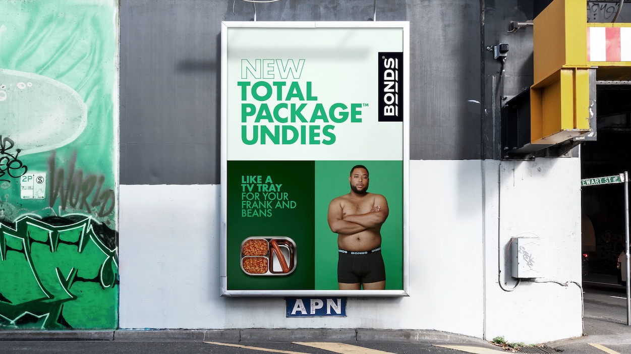 Seen+Noted: Bonds enlists unexpected experts for Bonds Total Package undies launch campaign