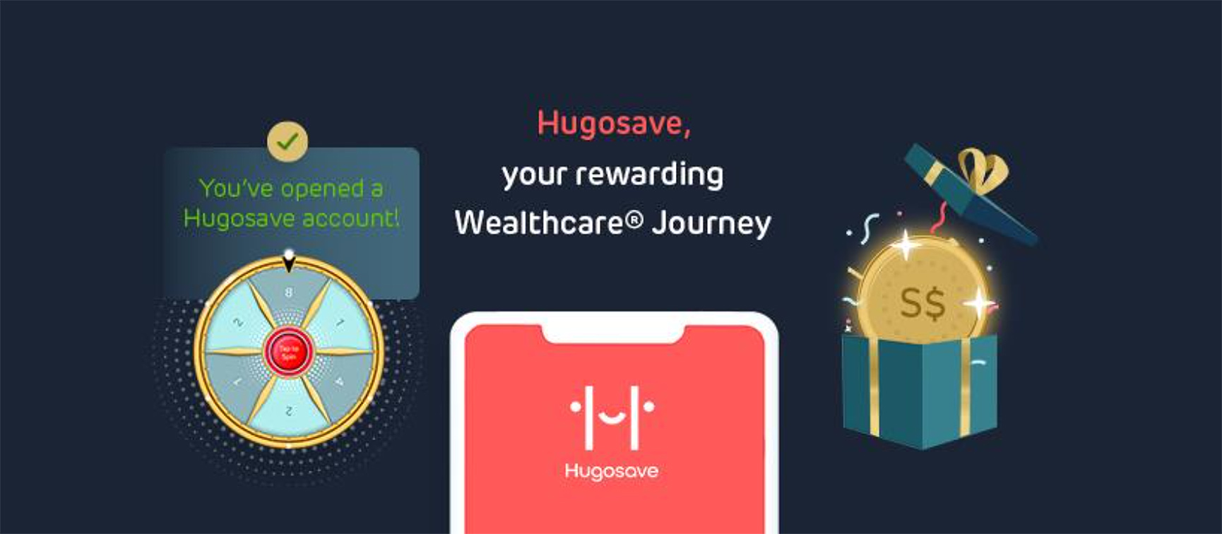 Wealthcare and savings app, Hugosave to work with Grayling Singapore and PurpleClick Media