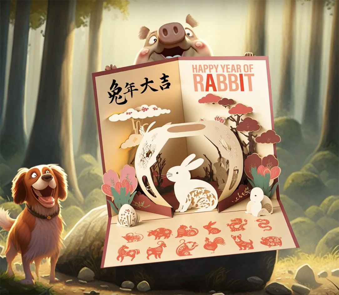 distillery celebrates the Year of the rAbbIt with an AI-Powered storybook