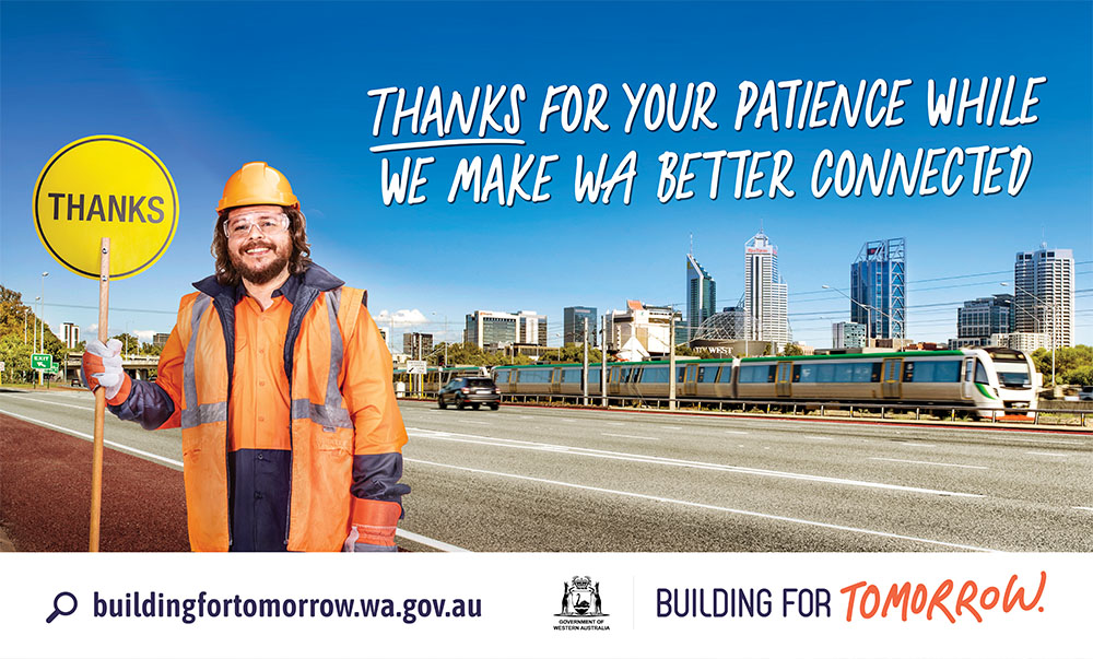 WA State Government launches new transport infrastructure campaign via The Brand Agency