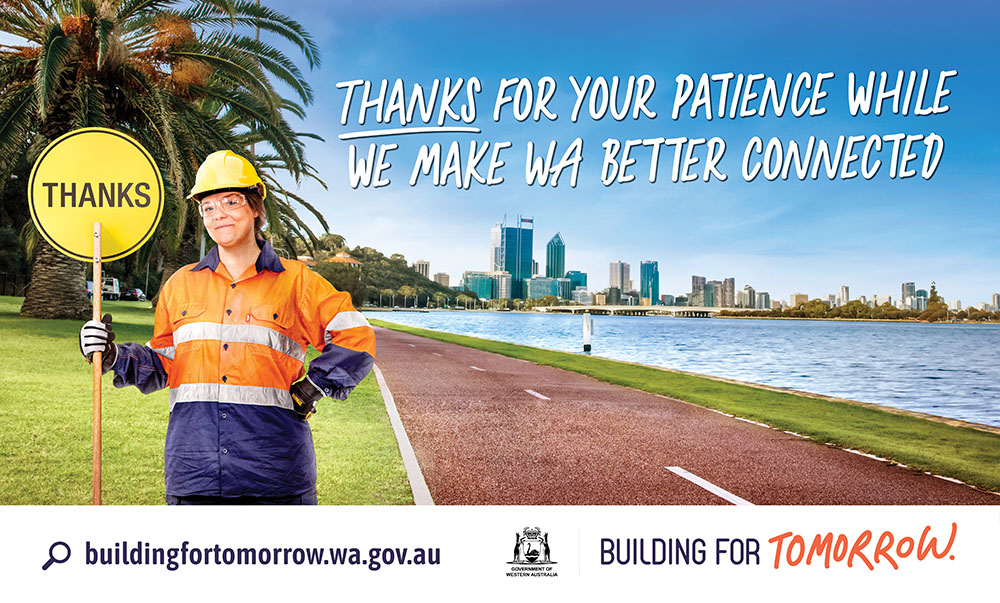 WA State Government launches new transport infrastructure campaign via The Brand Agency