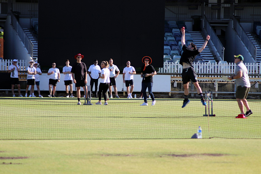 40 of Perth’s advertising elite participate in the inaugural SWM cricket Big Bash at the WACA