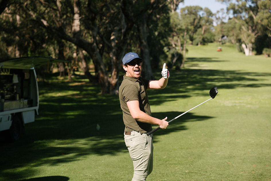 Perth Adland golfs for good at UnLtd Open raising $60K for children at risk