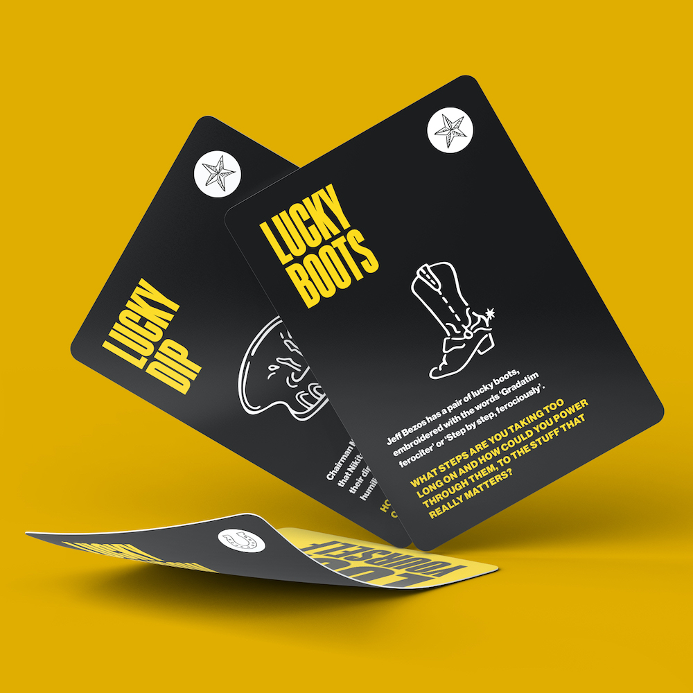 Lucky Generals launches lucky cards by founder Andy Nairn to get the creative juices flowing