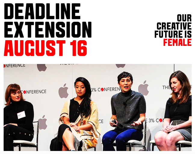 The One Club for Creativity and 3% Movement extend Next Creative Leaders deadline to August 16