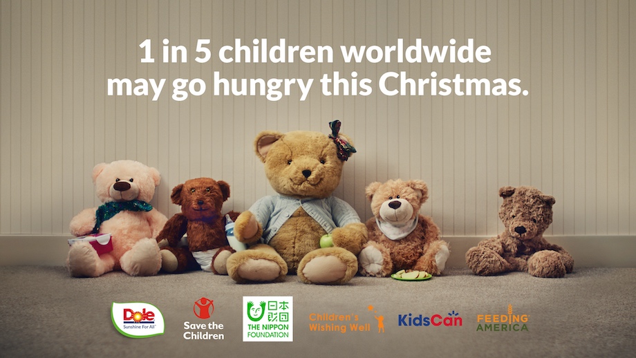 Dole Packaged Food invites people to join fight against childhood hunger with global #UnstuffedBears campaign via St. Luke’s, London