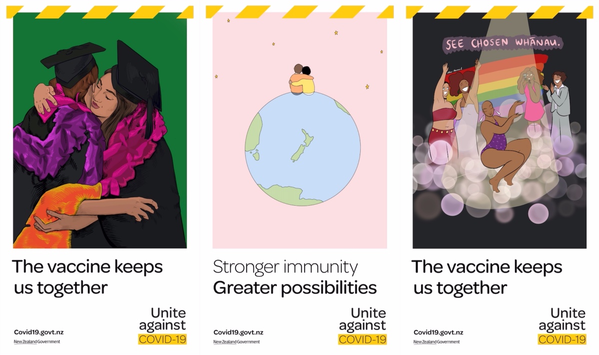 Unite against COVID-19 shows the ‘possibilities’ getting vaccinated can unlock for us all in new campaign via Clemenger BBDO Wellington