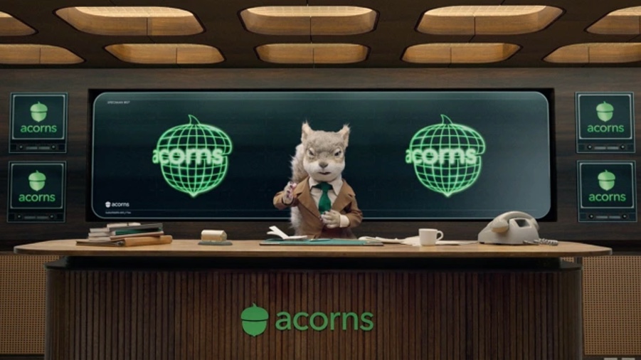 Collider’s Spencer Susser uses puppetry brought to life by Christoher Walken for new Acorns TVC